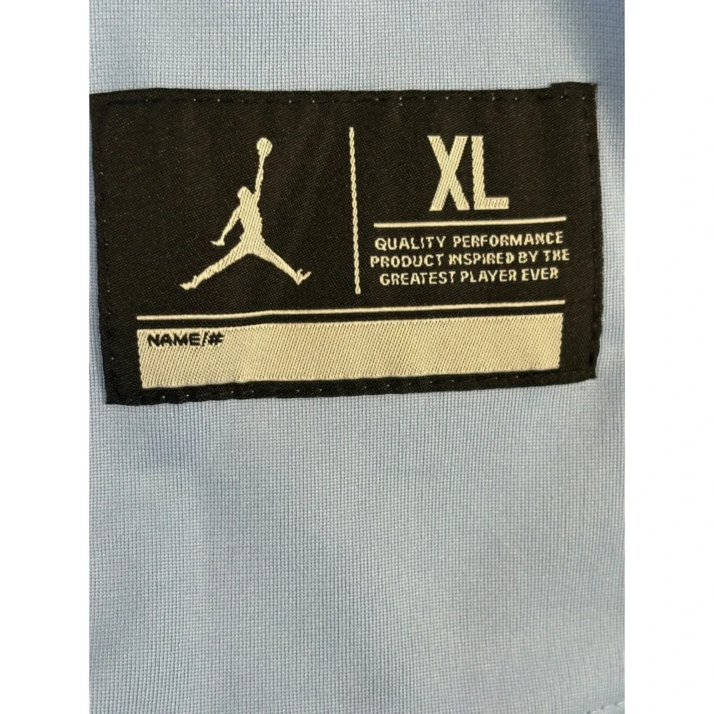 Jordan North Carolina Tar Heels Drake Maye 10 Jersey Carolina‎ Blue Mens XL NEW